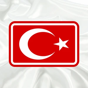 Keyf'ince Shopping Türk Bayrağı Pleksi Panjur Arması I Universal Vidalı Oto Panjur Süsü I Araba Panjur Süsü