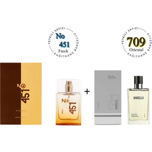 NO: 451 + 709 Unisex / Erkek Parfüm  EDP 50 ml Fresh / Oriental - MNMS50NO451709