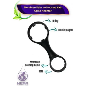 Su Arıtma Cihazları İçin Filtre Kabı (Housing) ve Membran Kabı Açma Anahtarı 