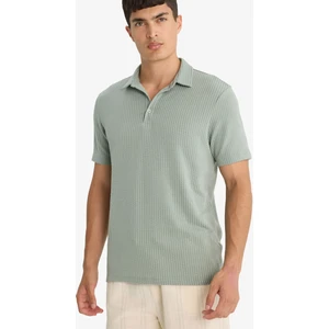 Slim Fit Dar Kesim Polo Yaka Pamuklu Kısa Kollu Tişört X2594AZ25SP