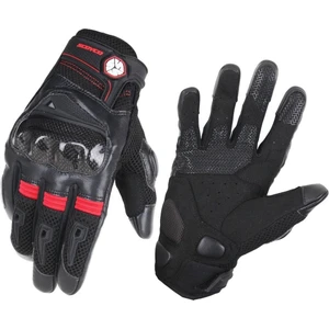 MC57W Carbon Dokunmatik Yazlik Kadin Motosiklet Eldiveni