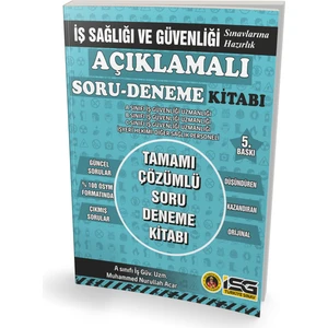 İSG Kitap Açıklamalı Soru Bankası - Deneme Kitabı -2025