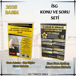 İsg Türkiye Sınav Isg Konu Anlatım-Soru Bankası 2025