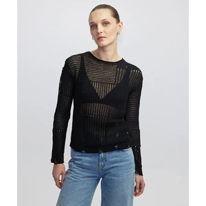 Eskitme Efektli Ajurlu Triko  IW6250050017001