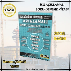 İsg Türkiye Sınav Isg Açıklamalı Deneme Kitabı 2025 Basım