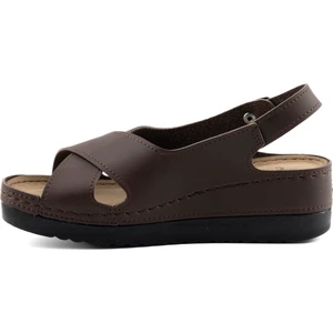 Kadın Ortopedik Şık Konfor Modeli Anatomik Rahat Taban Kısa Topuklu Günlük Sandalet Terlik