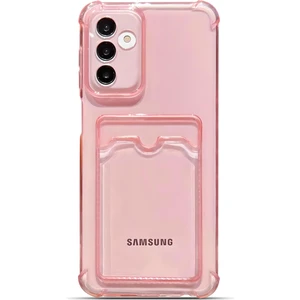 Samsung Galaxy A16 Uyumlu Kamera Korumalı Kartlıklı Köşeleri Airbag Tasarımlı Darbe Önleyici Şeffaf Silikon Kılıf