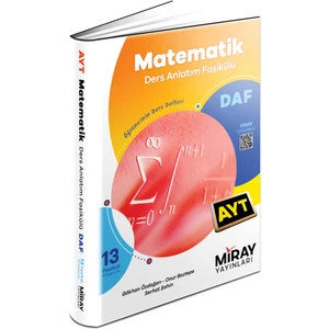 Miray Yayınları AYT Matematik Ders Anlatım Fasikülü