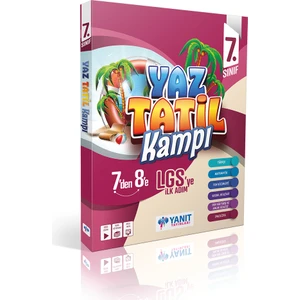 Yanıt Yayınları 7. Sınıf 12-13 Yaş LGS'ye İlk Adım Tek Cilt Yaz Tatil Çalışma Kitabı