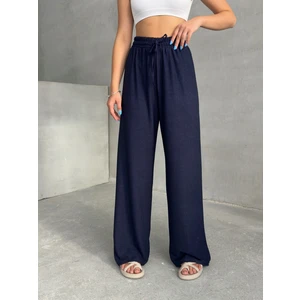 Kadın Beli Lastikli Palazzo Pantolon