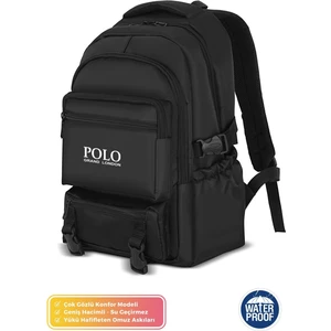 Orijinal Unisex Ortopedik Sırt Destekli Çok Gözlü Geniş Hacimli Lise Ortaokul Büyük Okul Çantası