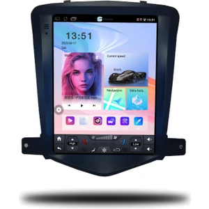 Navxcel Chevrolet Cruze Tesla Ekran Android Carplay Multimedya 2007-2012 6gb Ram + 128GB Hafıza + 8 Çekirdek