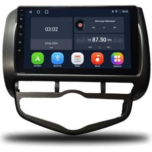 Navxcel Honda Jazz Android Carplay Multimedya 2002-2008 Dijital Klima 4gb Ram + 64GB Hafıza