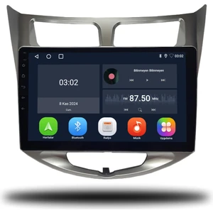 Navxcel Hyundai Accent Blue Android Carplay Multimedya 2011-2019 2gb Ram + 32GB Hafıza