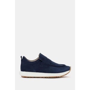Be Style Troy Unisex Lacivert Gerçek Süet Deri Sneaker