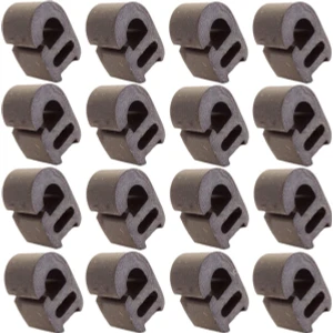 Bosch Heb24D250 Siemens Hx74W535N İle Uyumlu Ocak Izgara Lastiği Kaydırmaz 16 Adet Lastik Tampon