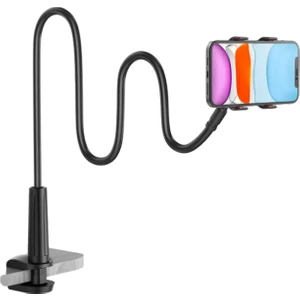 HP-A36 70 cm Esnek Boyunlu Masa Üstü Telefon Tutucu – 18 Cm'e Kadar Uyumlu 360° Ayarlanabilir