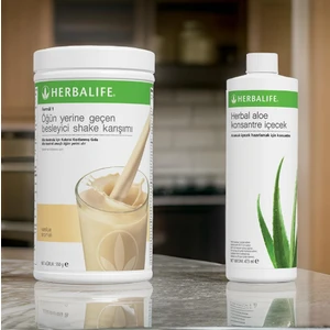Shake Vanilya - Herbalife Çay Limon - Herbalife Aloe Vera - Herbalife Thermo Complete
