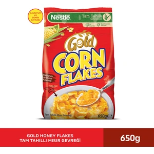 Nestlé Gold Corn Flakes Tam Tahıllı Mısır Gevreği 650 gr