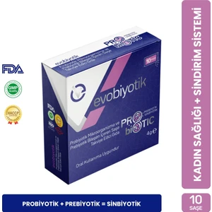 Evo Pharma Evobiyotik Probiyotik & Prebiyotik  10 Sase