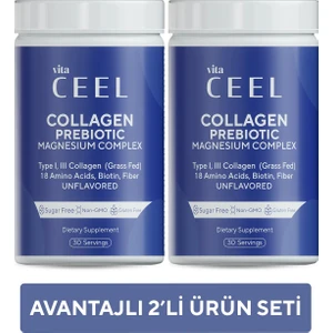 Vita Ceel 2'li Magnezyum Complex ve Collagen Tip 1, 3