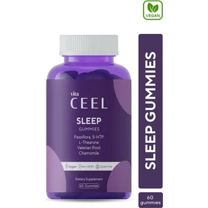 Vita Ceel Uyku Döngüsüne Yardımcı Vegan Sleep Gummy Vitamin Passiflora, Vitamin B6, 5- http, L-theanie