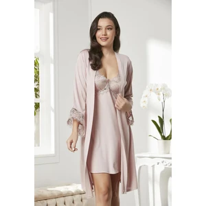 Pierre Cardin 6'lı Penye Gelin Çeyiz Seti - Pudra 5040