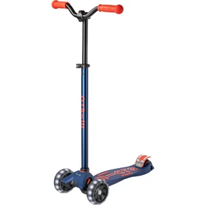 Maxi Deluxe Pro LED 3 Tekerli Işıklı Çocuk Scooter Navy Red