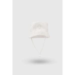 Organik Pamuk Müslin Balıkçı Ekru Bebek Şapkası