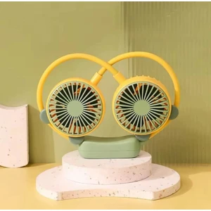 Şarjlı Boyun ve Masaüstü Fan Vantilatör 2 Kademeli 60 cm