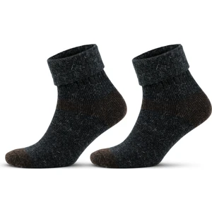 2'li Alpaka Yünlü Termal Kışlık Kadın Çorabı 2056