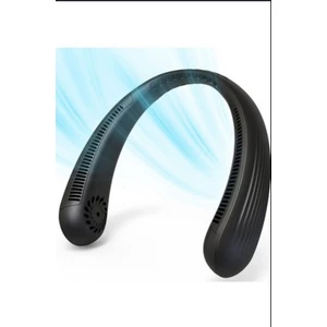 Star Toys Hm Yeni Nesil Şarjlı Boyun Fanı 3 Kademeli Soğutucu Mini Esnek Ayarlanabilir Askılı Fan