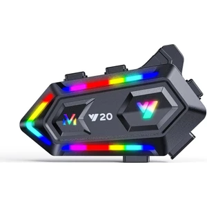 Y20 Rgb Kask Intercom Bluetooth Kulaklık Seti