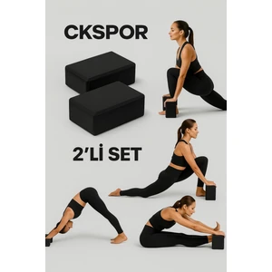 2' Li Yoga Blok Seti  pilates Yoga Denge Köpüğü 1 Çift  