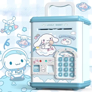 Sanrio Kawaii Kuromi Elektronik Şifreli Kumbara Atm Görünümlü Kumbara Cinnamoroll Atm Kumbara