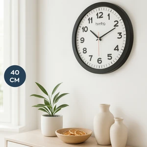 Vivo Siyah Çerçeveli Saat 40 cm 242101