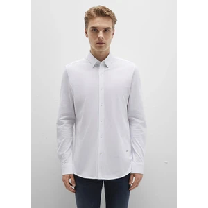 Mavi Black Beyaz Örme Gömlek 0211660-620