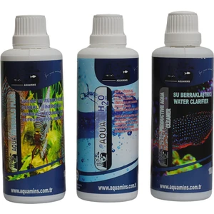 Akvaryumlar Için Temel Mineral ve Su Düzenleyici , Su Berraklaştırıcı (3X100 Ml)