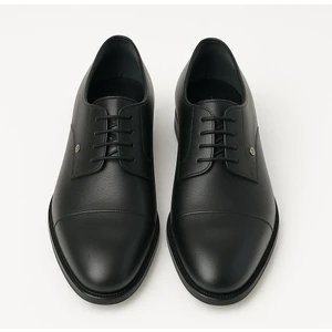 Hakiki Deri Iç Dış Mat Siyah Klasik Ayakkabı