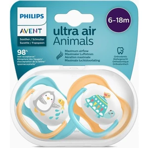 Philips Avent Ultra Air Animals 6-18 ay Erkek 2'li Emzik