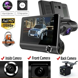 4'' Büyük Ekranlı Full Hd Araç Kamerası Ön,arka,park Kamerası 3 Kameralı