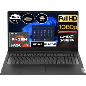 V15 G3 Aba 82TV009DTX-EP16 Ryzen 7 5825U 32 GB Ram 1 Tb SSD Amd Radeon Graphics 15.6" Fhd Windows 11 Pro Taşınabilir Bilgisayar + Elektropasaj Çanta