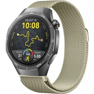 Huawei Watch Gt5 Pro 46MM Uyumlu Manyetik Milanese Loop Metal Kordon
