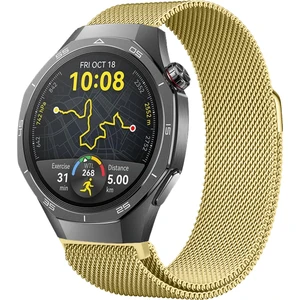 Huawei Watch Gt5 Pro 46MM Uyumlu Manyetik Milanese Loop Metal Kordon