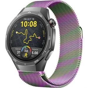 Huawei Watch Gt5 Pro 46MM Uyumlu Manyetik Milanese Loop Metal Kordon