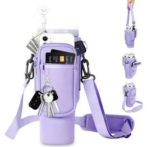 Quencher Pipetli 1.18 Lt Termos Askılı Neopren Koruma Termos Kılıfı Çanta ve Omuz Askısı Aksesuar