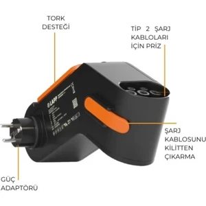 2,3 Kw 220 Volt Mobil Şarj Adaptörü