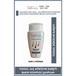 HAİRBOX Tuzsuz Şampuan, Saç Bakım Şampuanı (1 Adet)