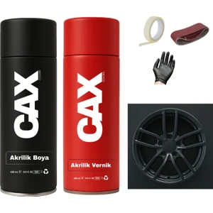 Araba Jant Sprey Endüstriyel Akrilik Özel Yapım Sprey Boya Seti 400 ml + Akrilik Vernik