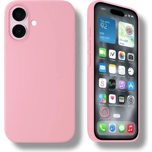 Apple Iphone 16 Uyumlu Kılıf Yumuşak Silikon Içi Kadife Lansman Kapak .
